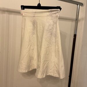 Elegant White Women's Skirt
